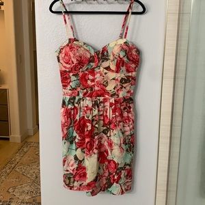 Floral mini dress